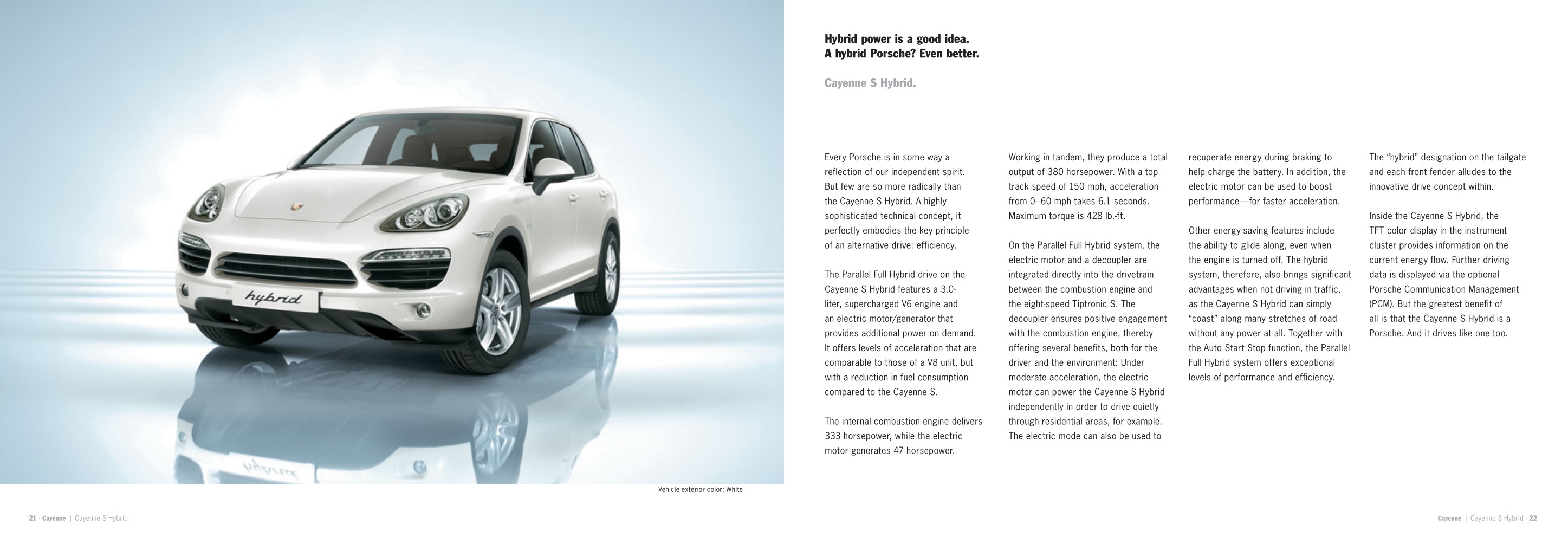 2013 Porsche Cayenne Brochure Page 13